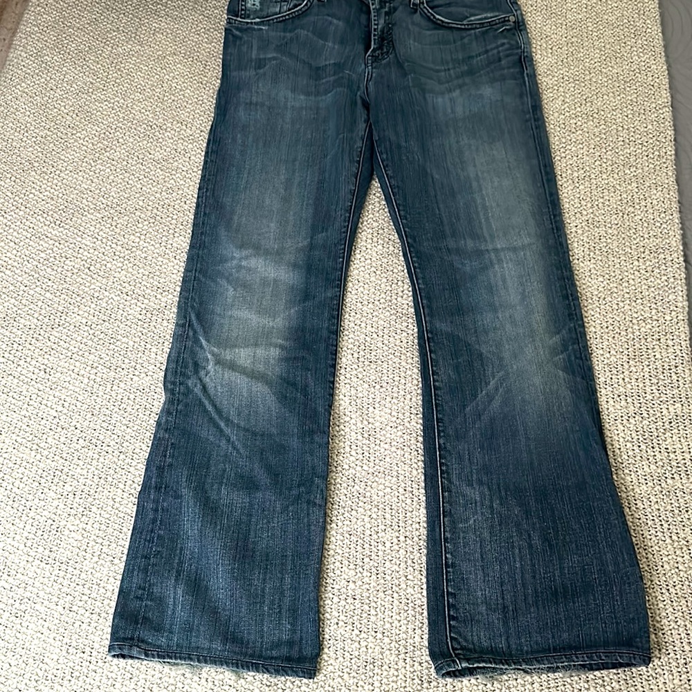 7 off all mankind BRETT boot cut jeans size 29 - Picture 7 of 10
